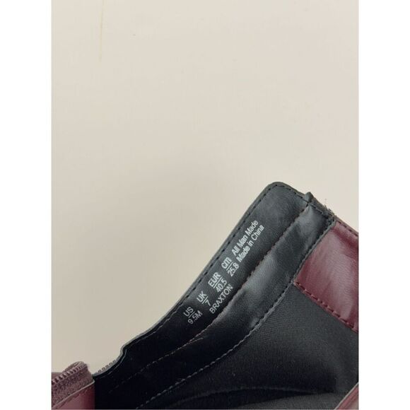 Naturalizer Boots Size 9.5 Burgundy Platform High Heel Ankle Booties NEW - Picture 9 of 10